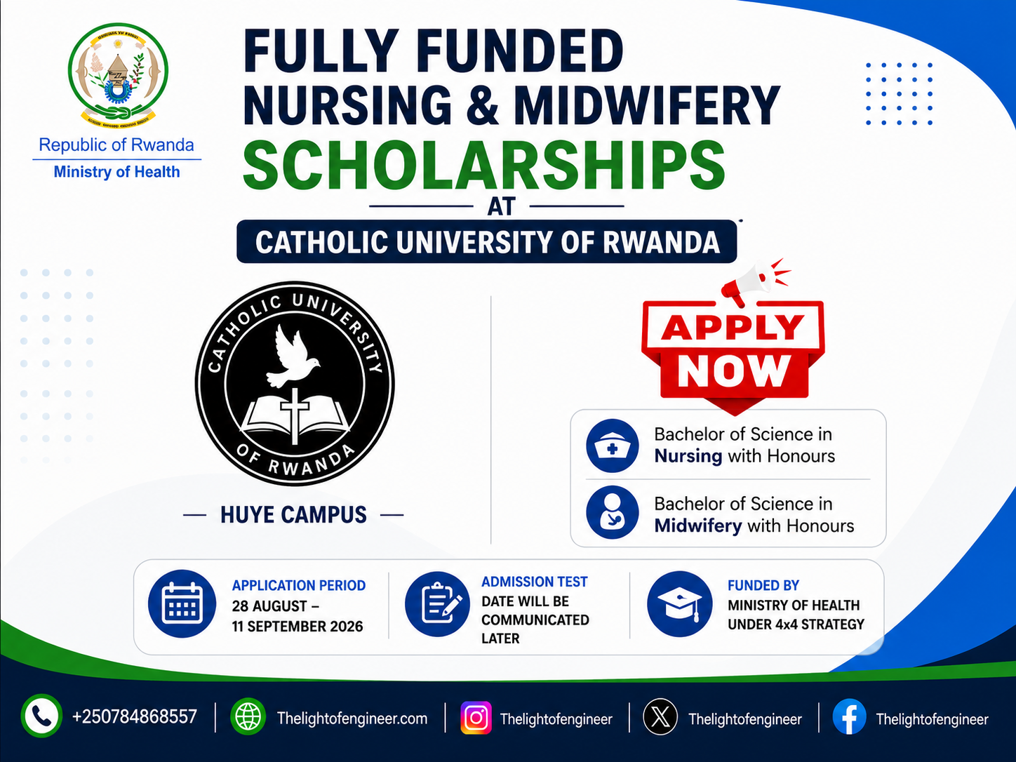 Fully Funded Nursing & Midwifery Scholarships at CUR 2026